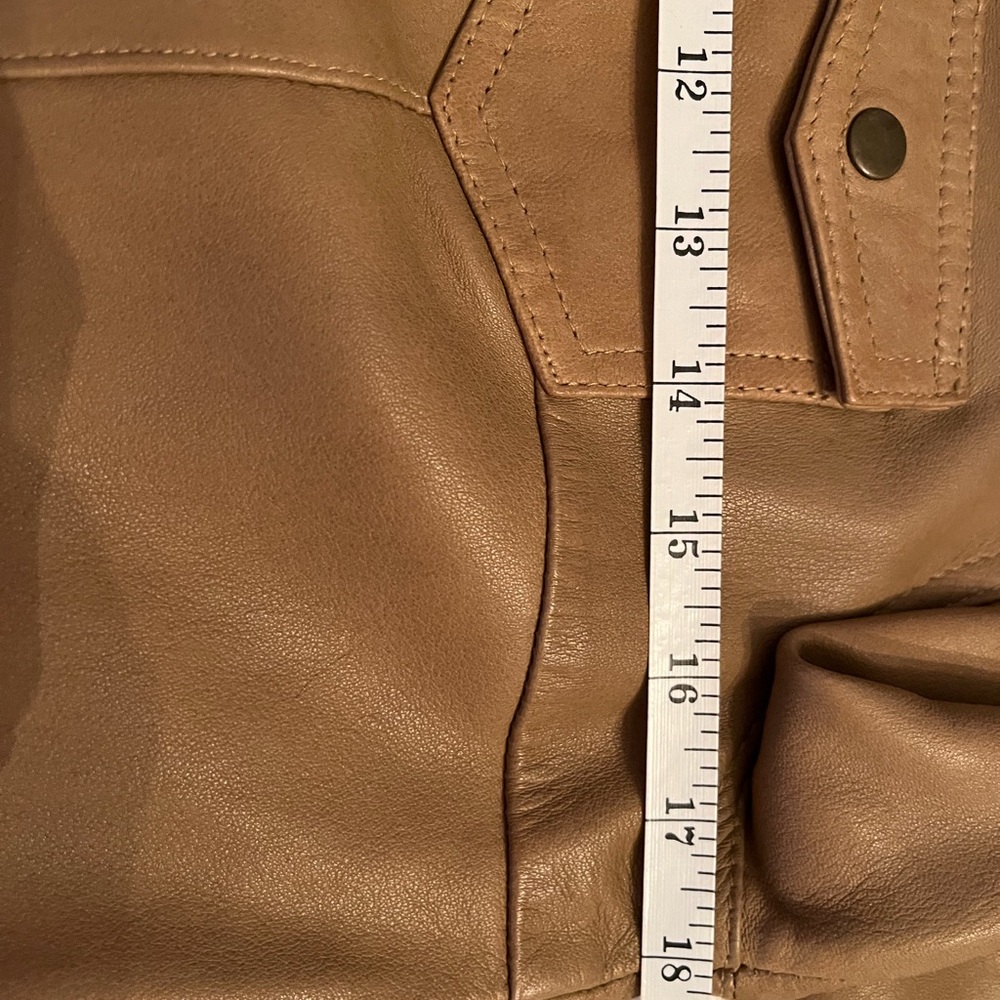Butter soft genuine leather western shirt jacket - Picture 9 of 9